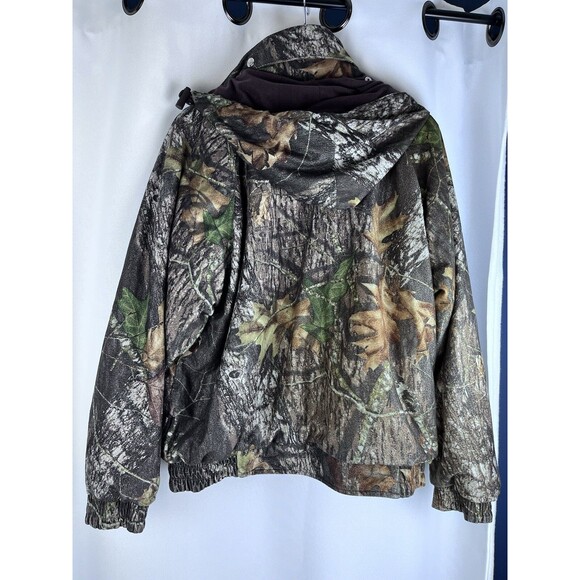 WOOLRICH Size Large Mens Reversible Realtree Camo Thermore Bomber Jacket - Picture 6 of 9